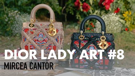 dior lady art cantor bag